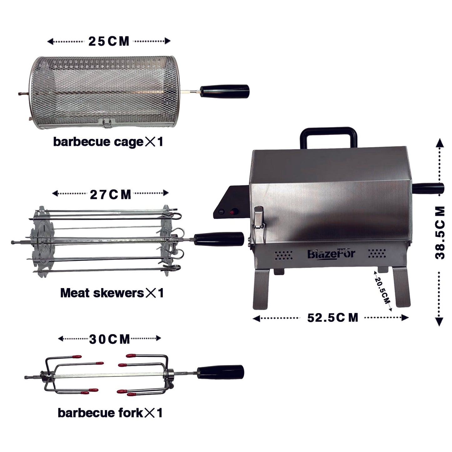 Blaze For F3 Electric rotating oven