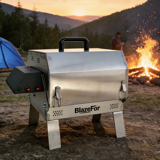 Blaze For F4 Double-row electric rotating grill